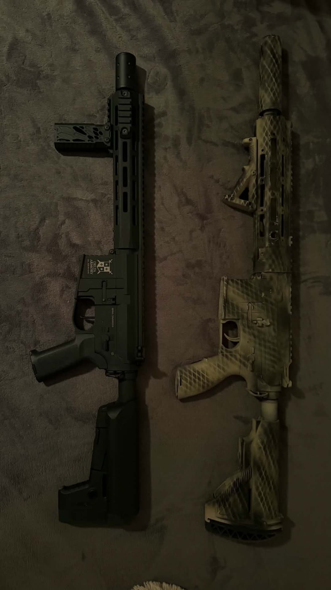EC-108 RAHG 10.39" s tlumičem + AR15 M-LOK SilentOps 8"